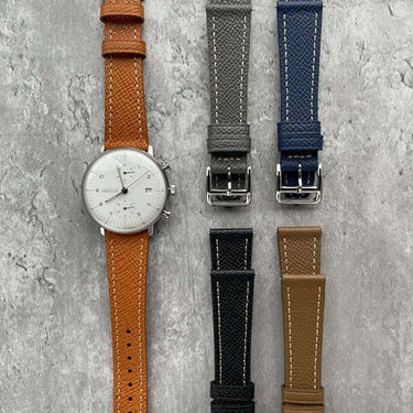 Epsom Calfskin Handmade Leather Watch Strap